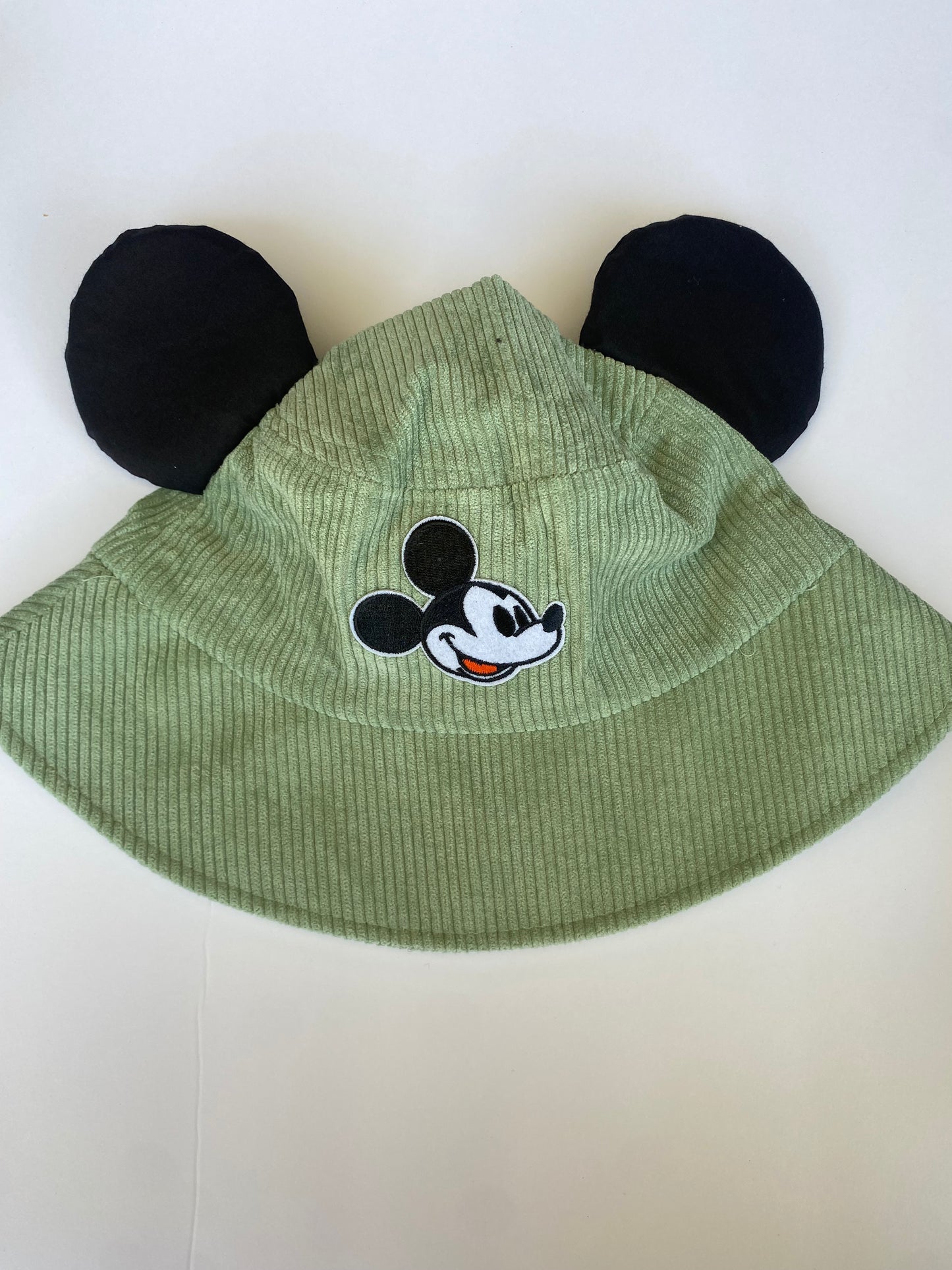 Mickey Corduroy Bucket Hat with ears (Adults)