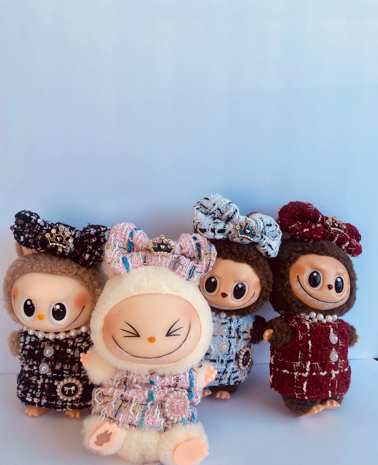 Plaid Labubu Dress
