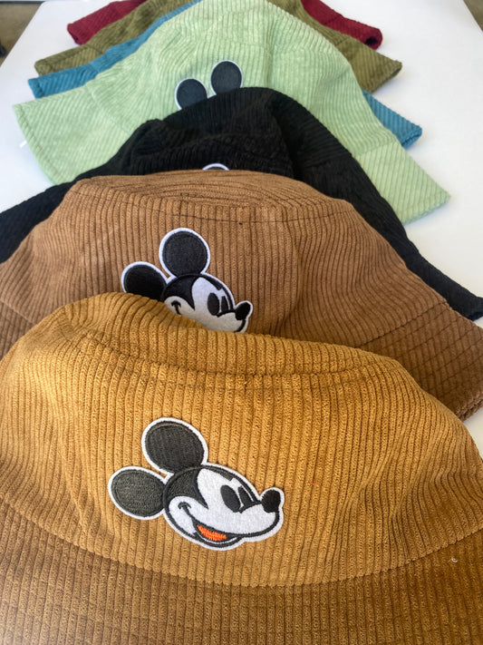 Mickey Corduroy Bucket Hat (Adults)