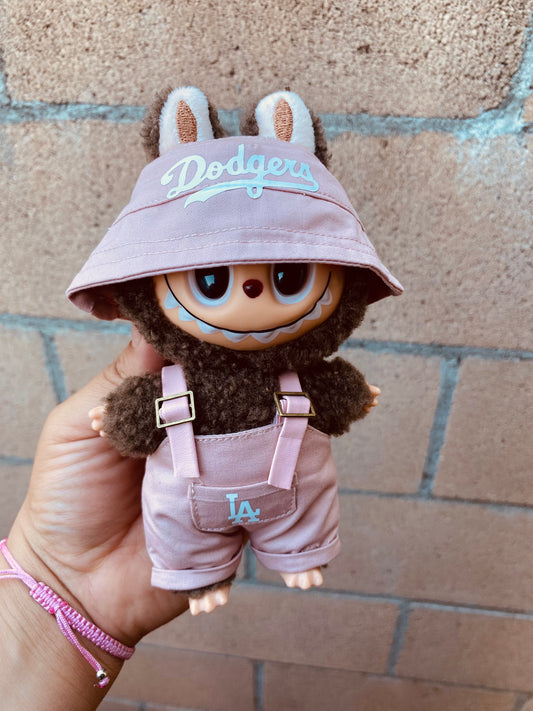 Make it Pink Dodger outfit for Labubu