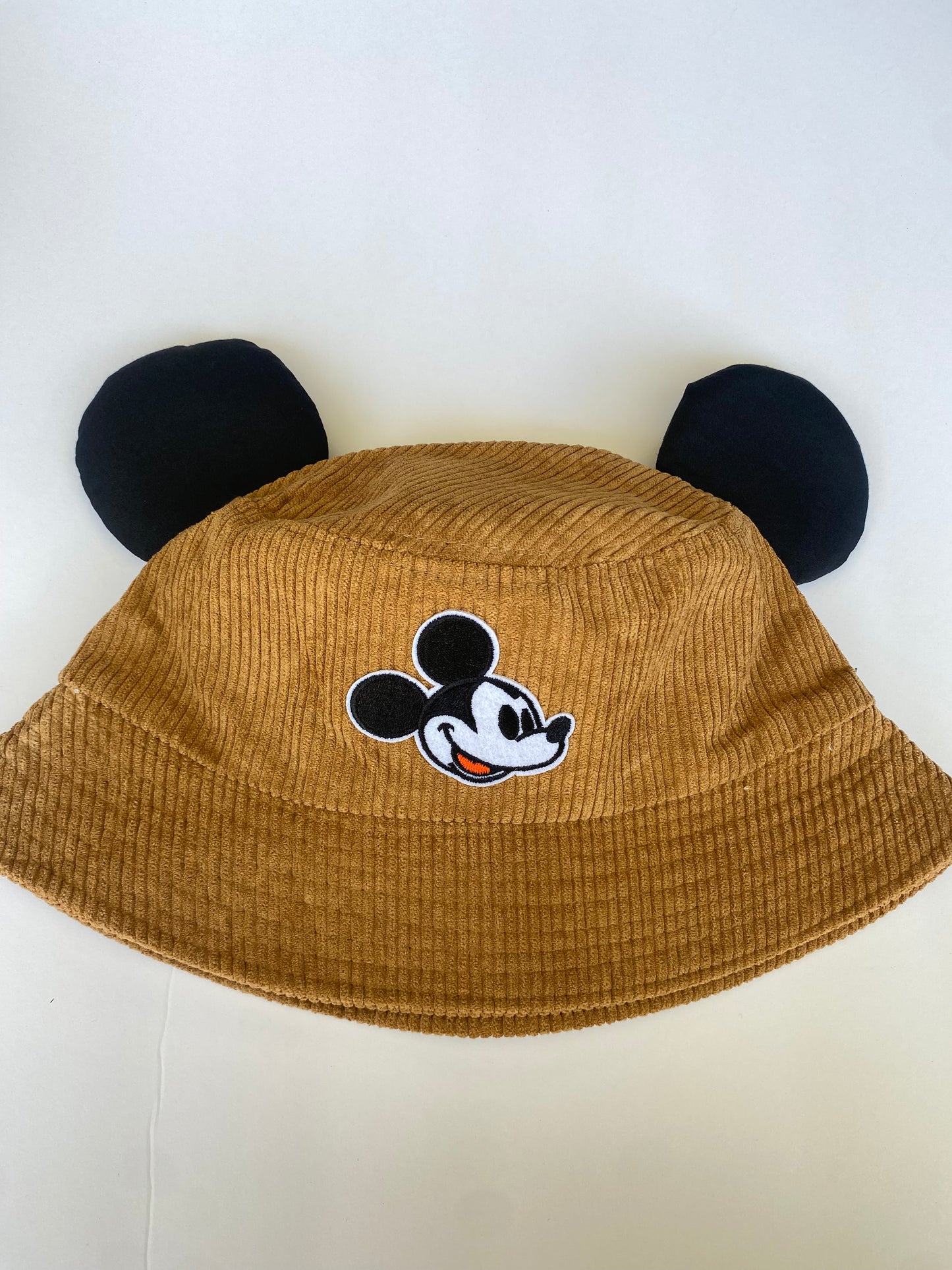 Mickey Corduroy Bucket Hat with ears (Adults)