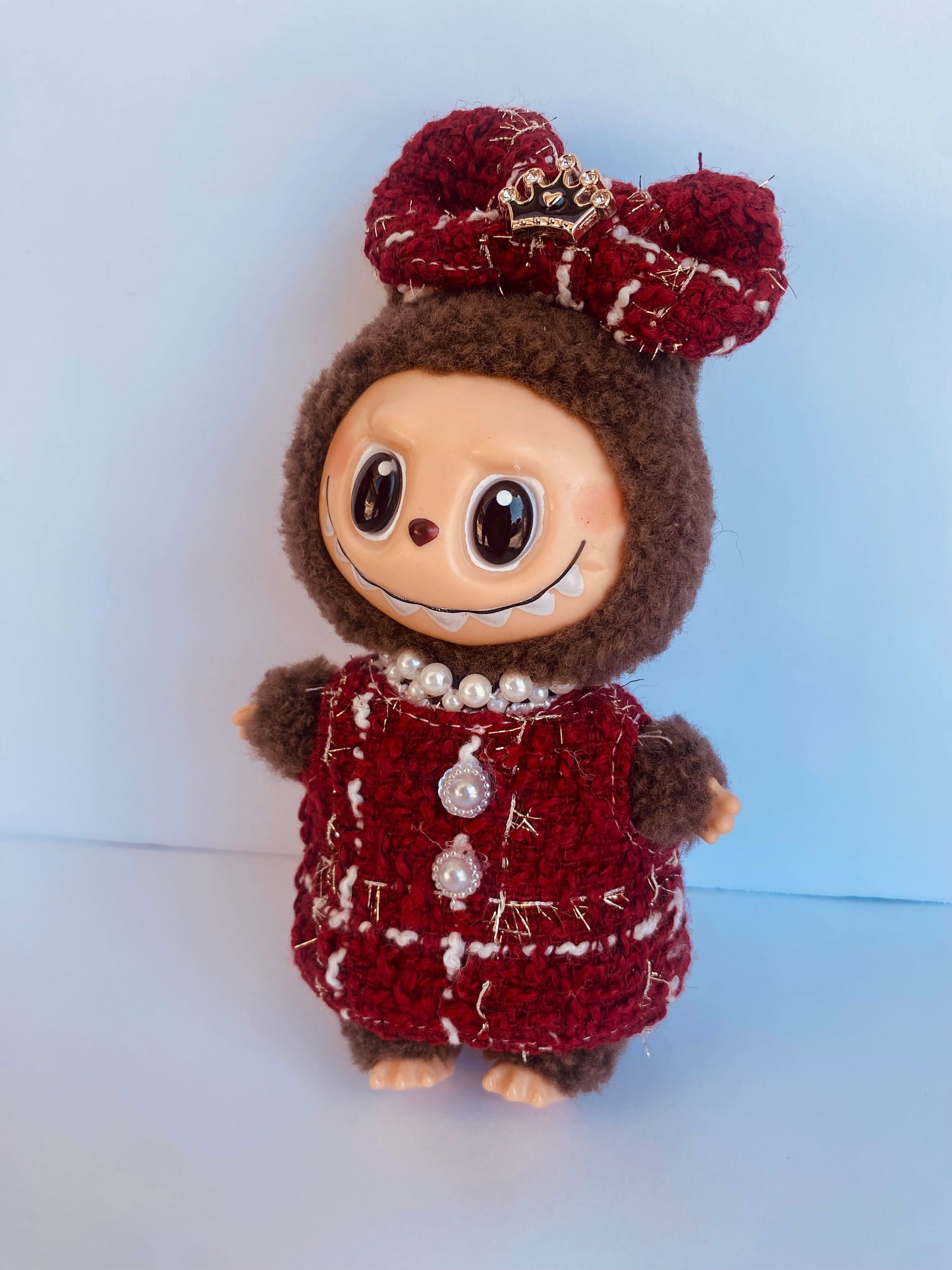 Plaid Labubu Dress