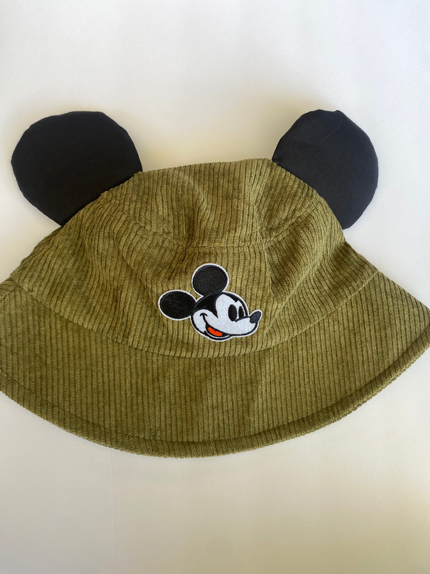 Mickey Corduroy Bucket Hat with ears (Adults)