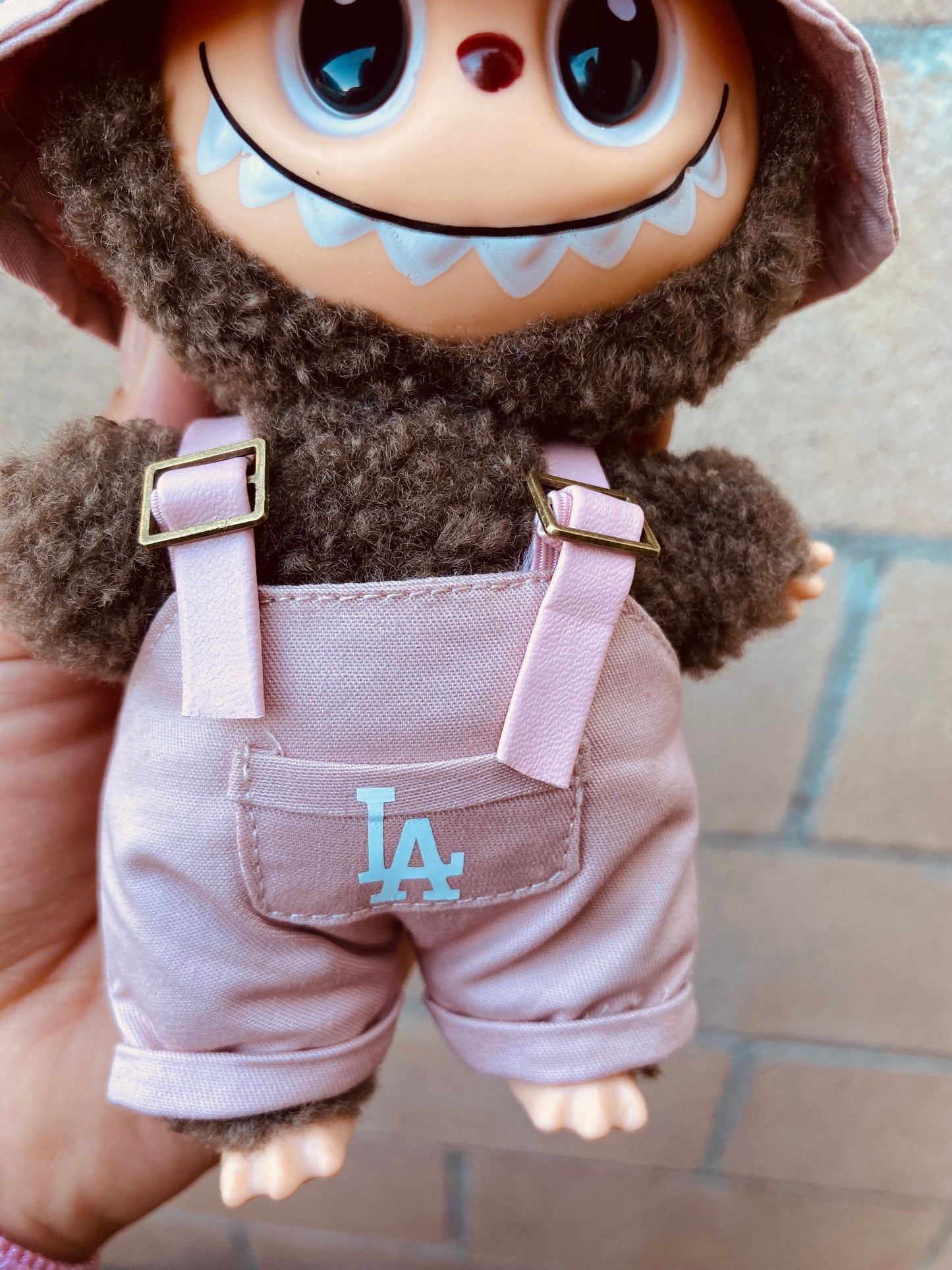 Make it Pink Dodger outfit for Labubu