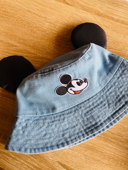 Denim Mickey Bucket hat (Adult & Children)