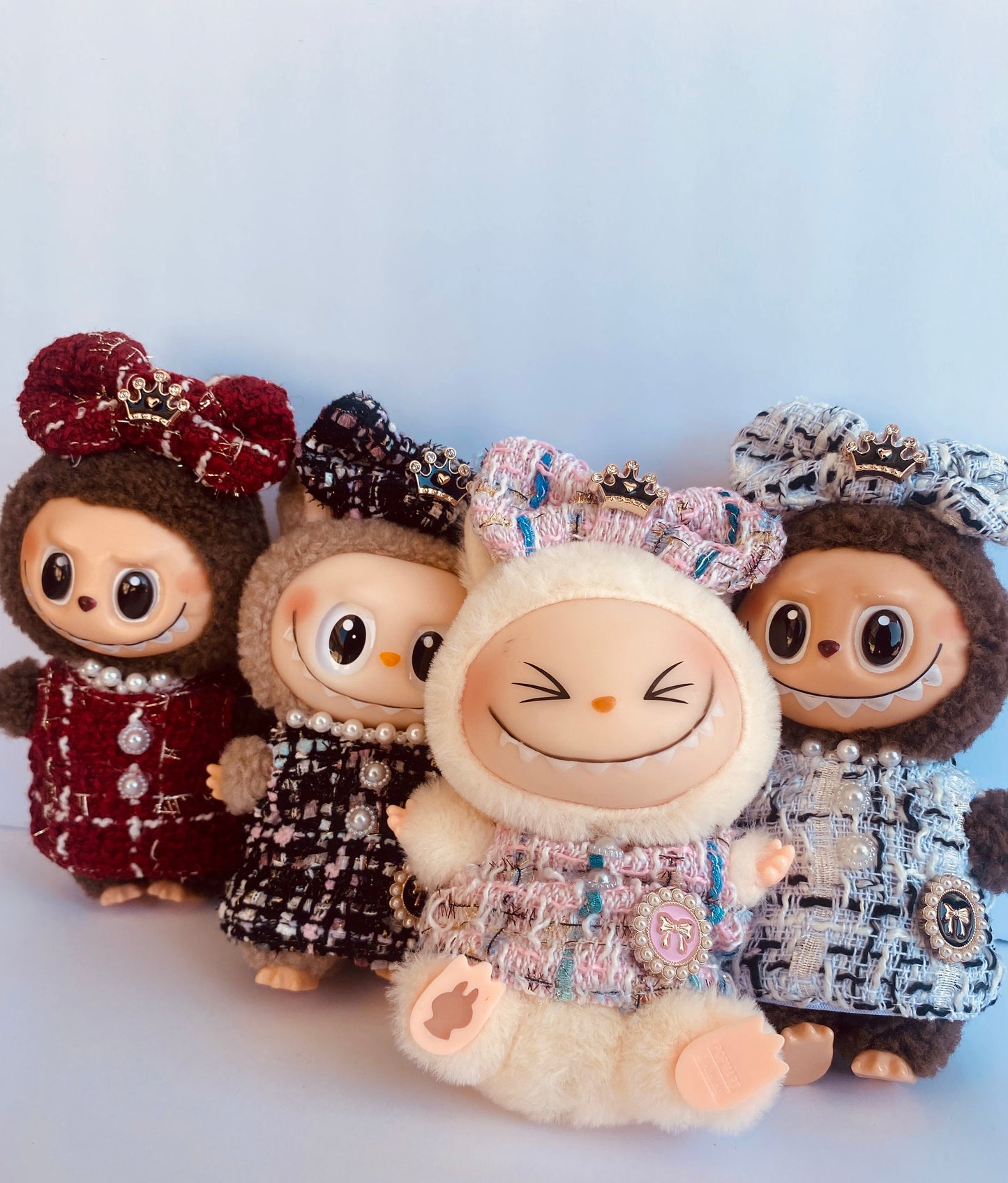 Plaid Labubu Dress