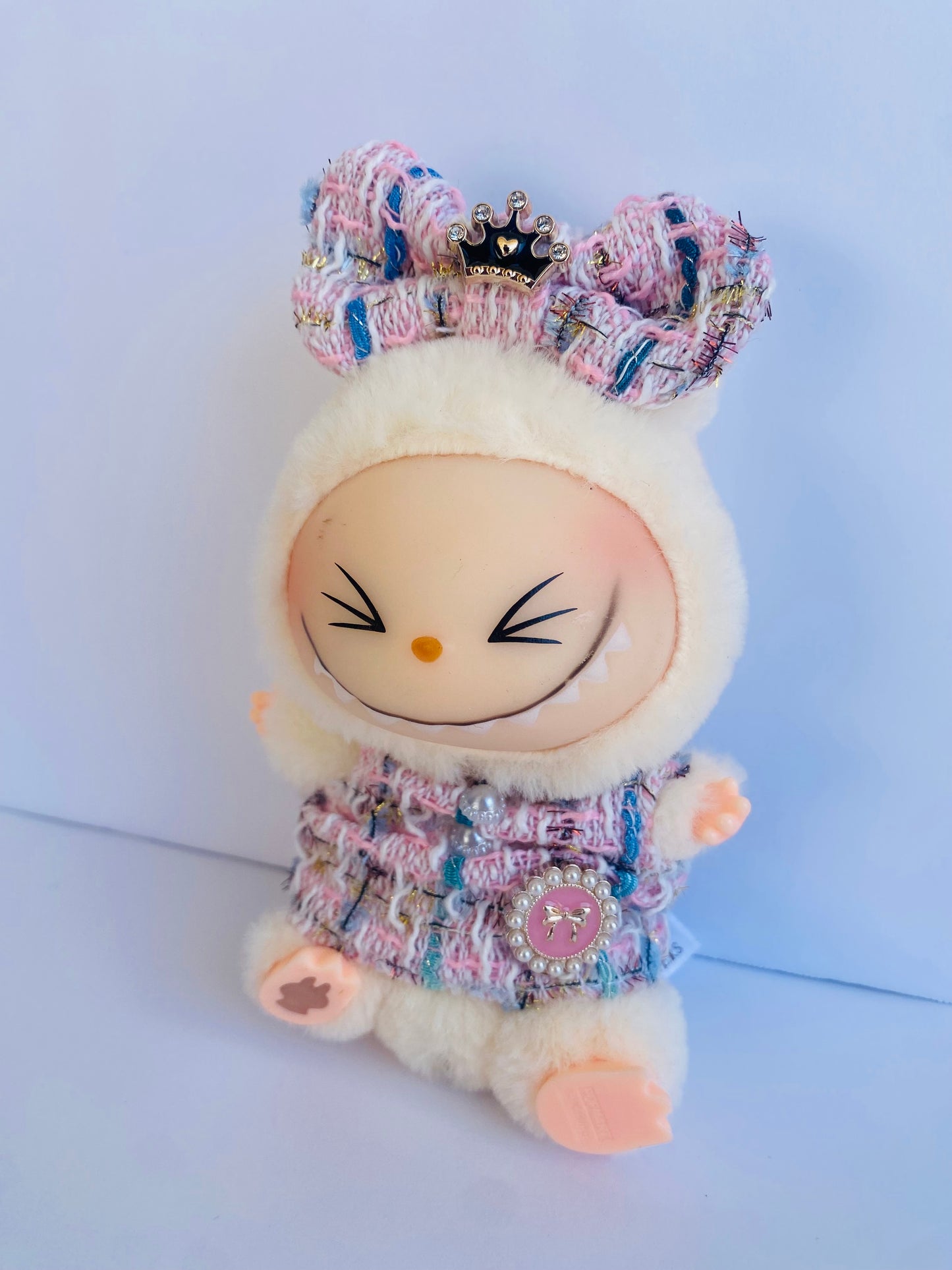 Plaid Labubu Dress