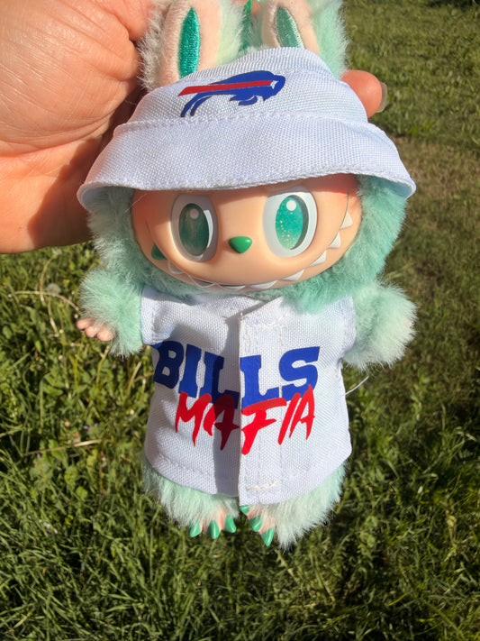 Bills Mafia Labubu outfit (white)