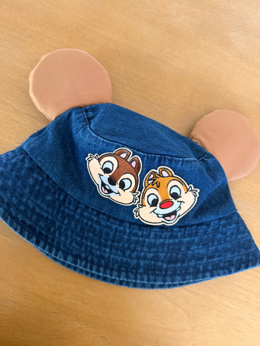Chip & Dale (dark denim) Adult bucket hat