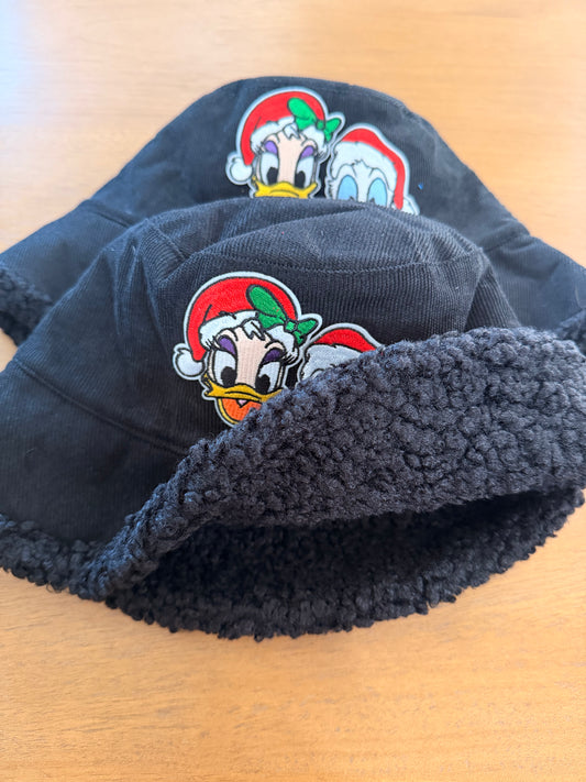 Donald and Daisy Warm Adult Bucket Hat